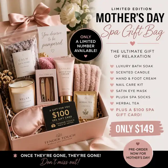 MOTHER’S DAY LUXURY SPA BAG! DELIVERY AVAILABLE