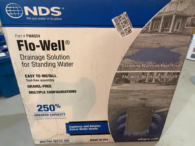 French Drain (flow-well) kit for improved drainage - Photo 2