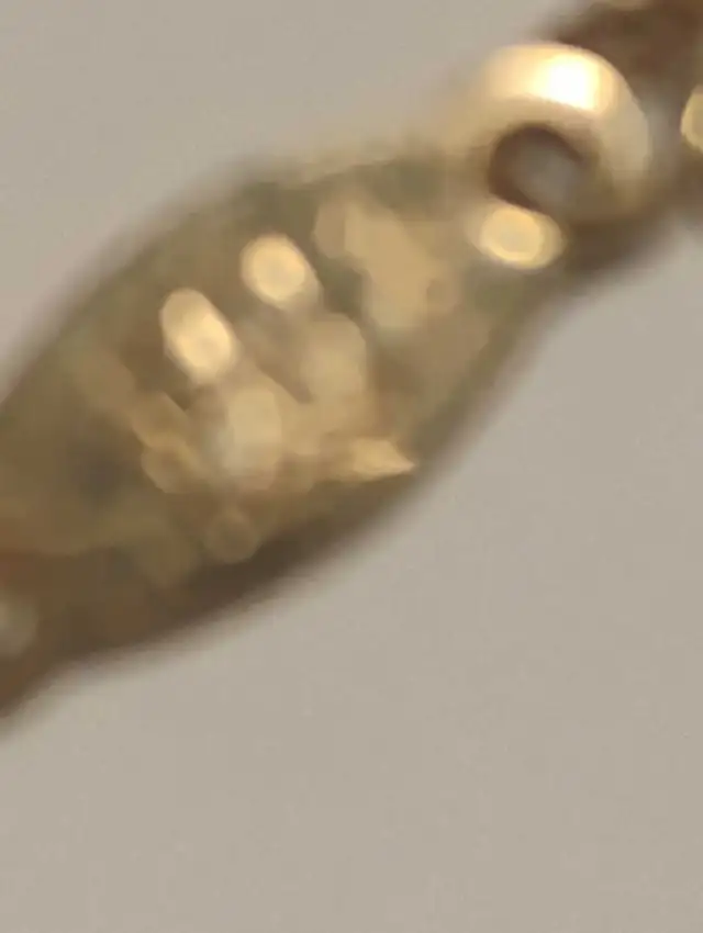 10k Italy solid 22 inc Yellow Gold.. chain or necklace - Photo 2