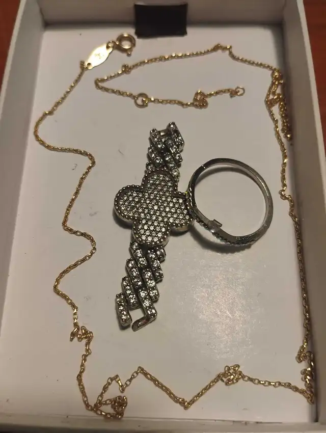 10k Italy solid 22 inc Yellow Gold.. chain or necklace - Photo 6