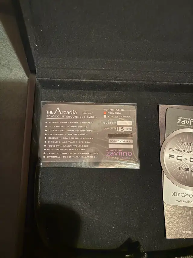 ZAVFINO INTERCONNECTS RCA