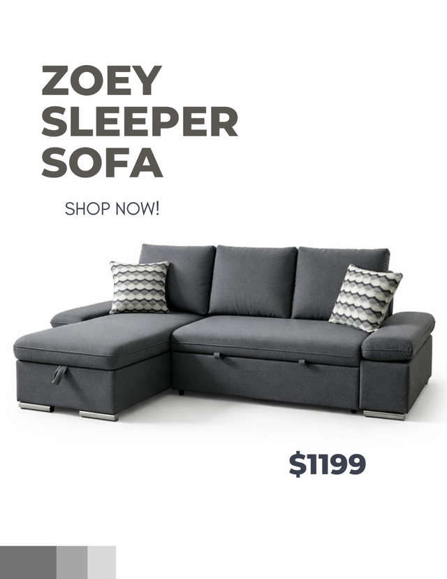 ️ Affordable Sleeper Sofa – Comfort Without the Price Tag!
