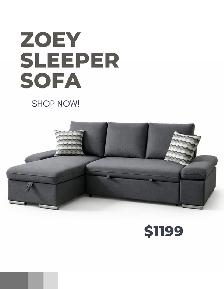 ️ Affordable Sleeper Sofa – Comfort Without the Price Tag!