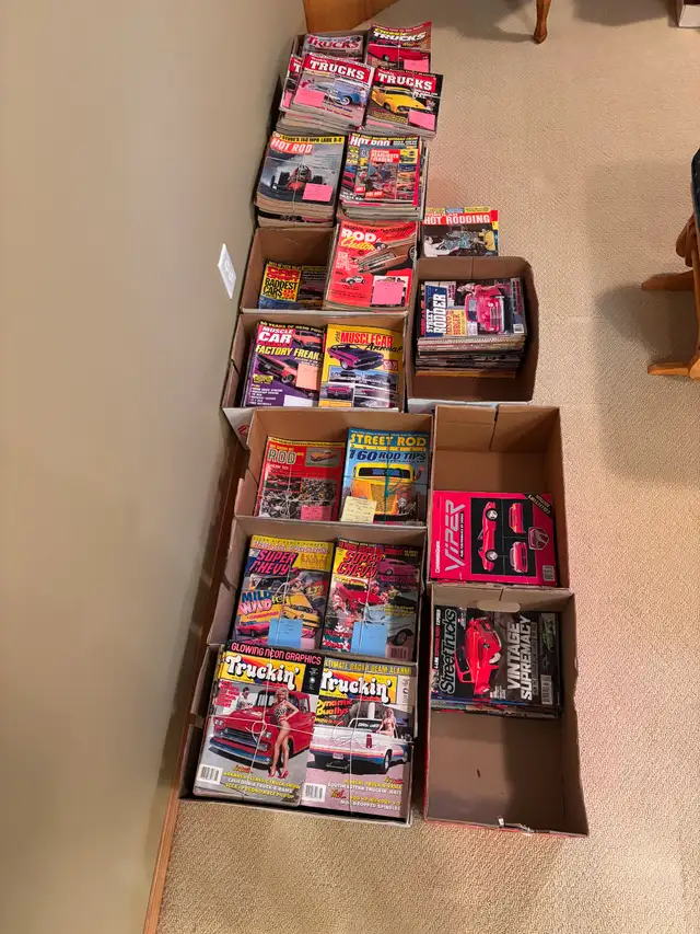 Classic and Custom Car and Truck Magazine Collection