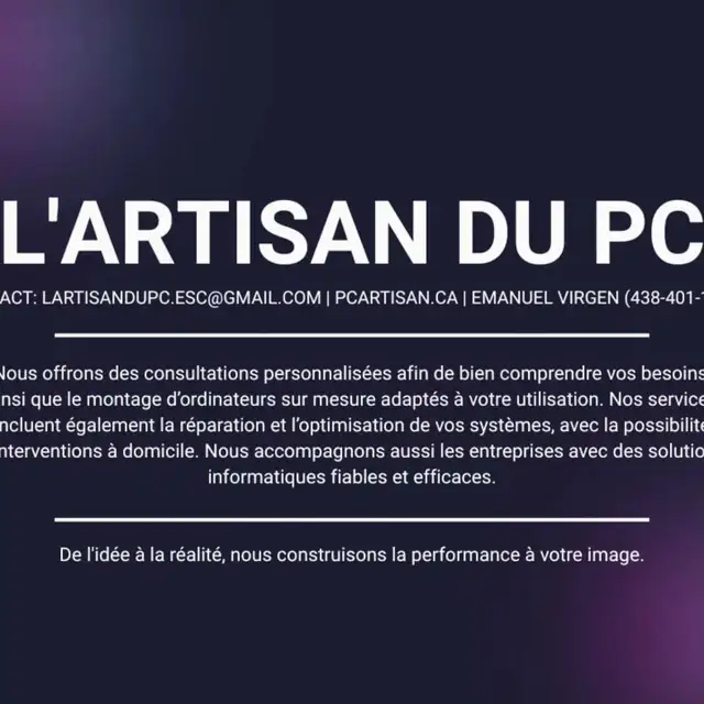 réparation et conception d'ordinateurs sur mesure - Photo 7