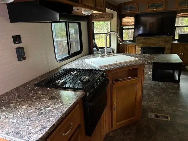 Seasonal trailer for sale at the Ponderosa