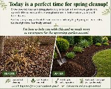 This is a great time for spring cleanup!