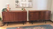 Mid century. TEAK TECK. Modulaire. Crédence, buffet, bar, vaisse - Photo 4