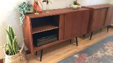 Mid century. TEAK TECK. Modulaire. Crédence, buffet, bar, vaisse - Photo 6