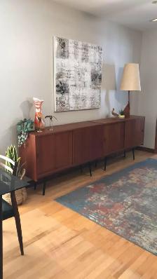 Mid century. TEAK TECK. Modulaire. Crédence, buffet, bar, vaisse - Photo 7