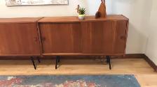 Mid century. TEAK TECK. Modulaire. Crédence, buffet, bar, vaisse - Photo 8