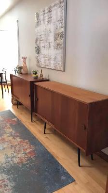 Mid century. TEAK TECK. Modulaire. Crédence, buffet, bar, vaisse - Photo 9