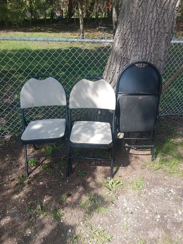 3x Folding Chair - Photo 3