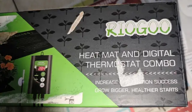 Heat mat - thermostatic controller -Riogoo - Seed Germination