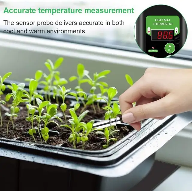 Heat mat - thermostatic controller -Riogoo - Seed Germination - Photo 5