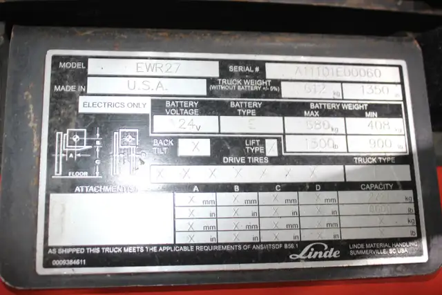 LINDE ELECTRIC PALLET JACK - Photo 8