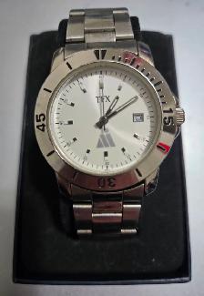 Used Men's TFX by Bulova 36b101 Stainless Steel Calendar Watch