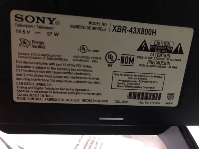 Sony 4K Smart TV XBR-43X800H - Photo 7
