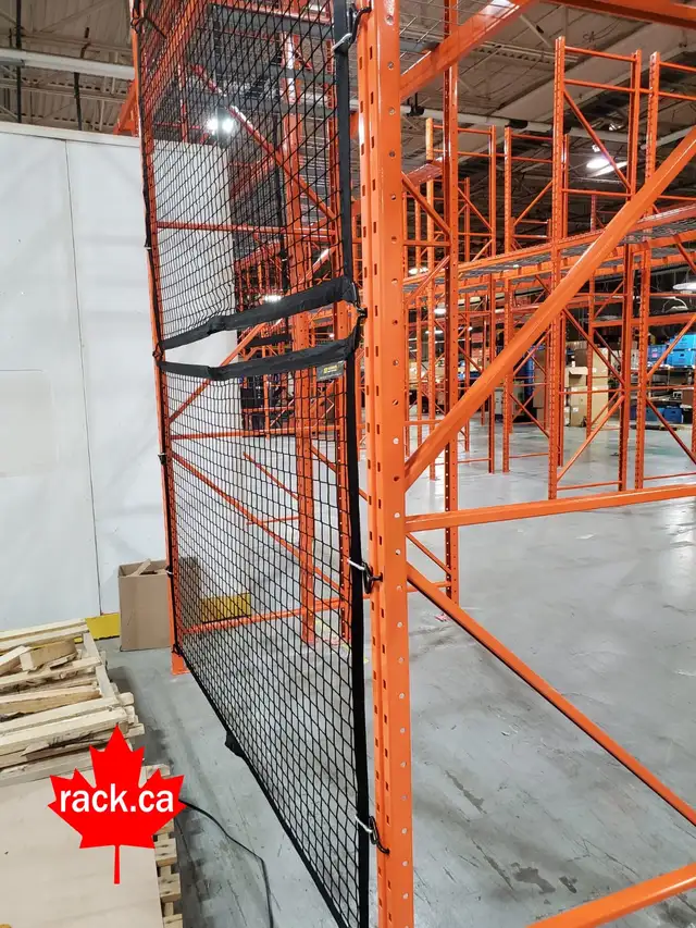 Modular safety netting for pallet racking  RediRack or tear drop - Photo 3