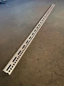 Dexion type 225 Slotted Angle Shelving Posts - Galvanized