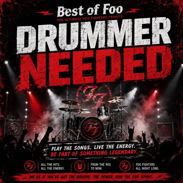Drummer Wanted for Best of Foo