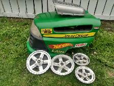 John Deere hood & mag wheels ONE OF A KIND!