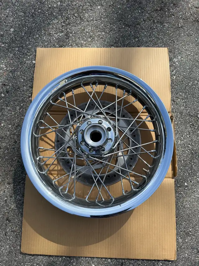 Harley Softail front rim (RIMLESS Style) w/Rotor