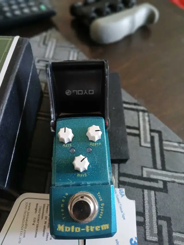 Joyo ironman tremolo pedal.