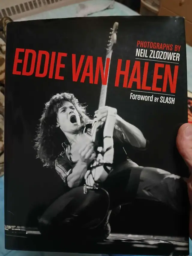 EVH hardcover book.