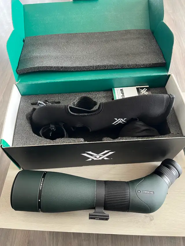 Vortex viper spotting scope and tripod