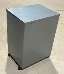 Metal Gray Coloured Drawer Vertical Letter-Sized File Cabinet - Photo 4