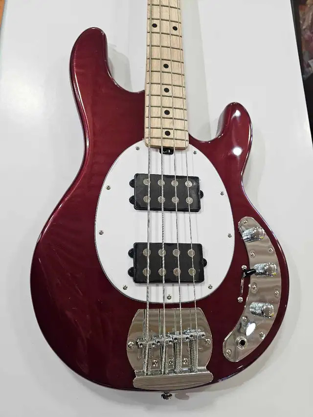 Sterling StingRay Sub Series 4 String Bass - Red