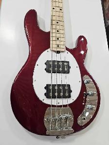 Sterling StingRay Sub Series 4 String Bass - Red