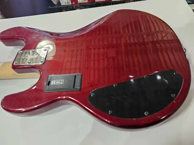Sterling StingRay Sub Series 4 String Bass - Red - Photo 7