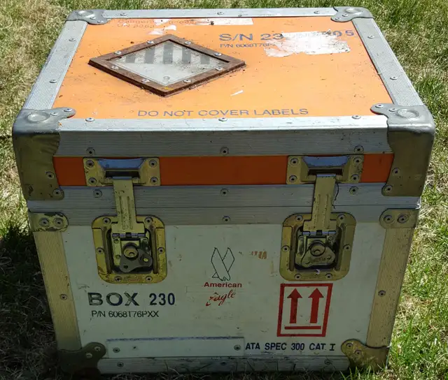 Aviation, Aircraft Engine Parts Transport Box.