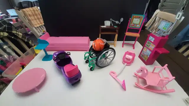 1/6 SCALE PLASTIC FURNITURE FOR BARBIE - Photo 4