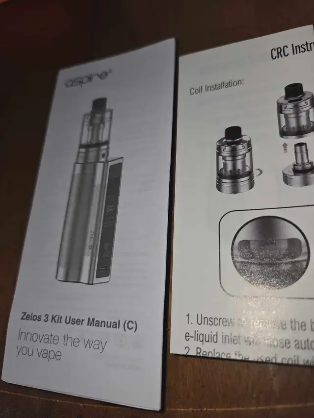 vapoteuse aspire zelos kit disponible neuf - Photo 6