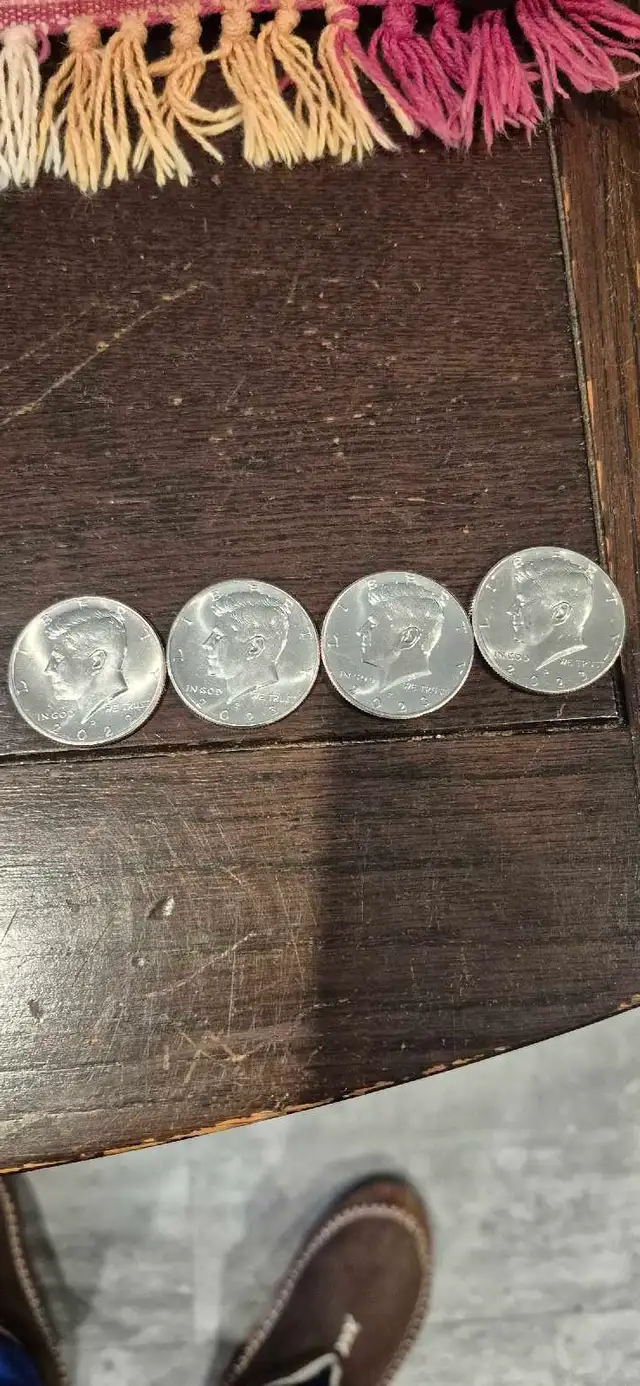jfk half dollar coin lot