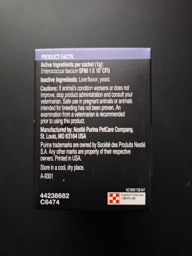 Purina Pro Plan FortiFlora Dog Canine Probiotic Supplement - New - Photo 3