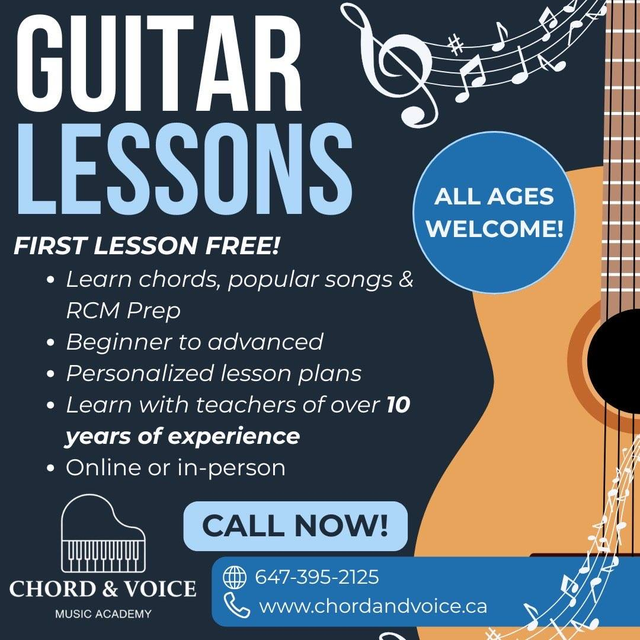 Guitar Lessons in Brampton