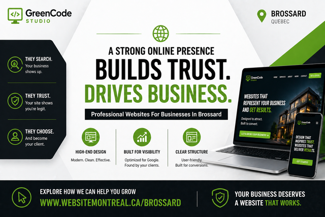 Elevate leads in Brossard with a polished website