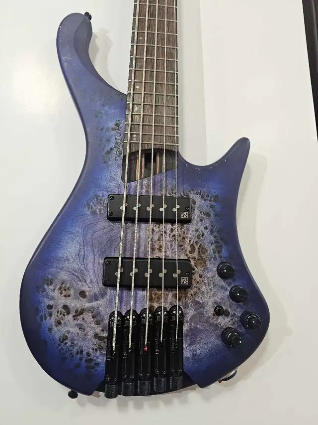 Ibanez EHB1505MS 5 String Headless Bass - Pacific Blue