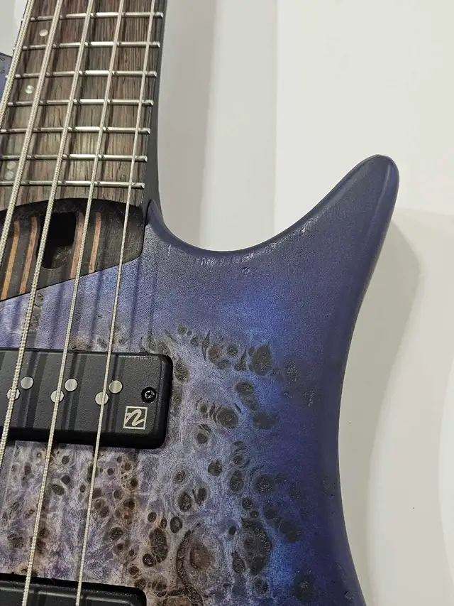 Ibanez EHB1505MS 5 String Headless Bass - Pacific Blue - Photo 4