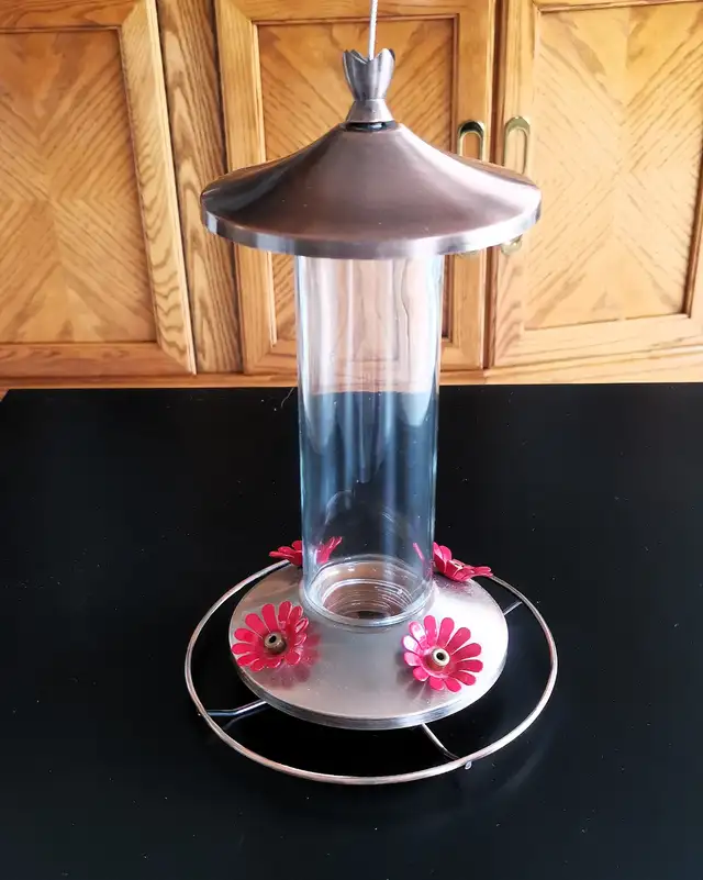 Copper Panorama Seed Wild Bird Feeder