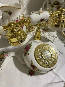 Candlestick Phone Old Country Roses