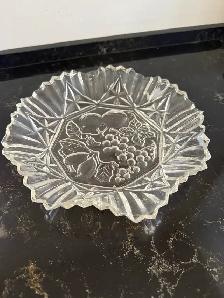 Glass bowl Embossed with Fruit & silicone Muffin Bakewear