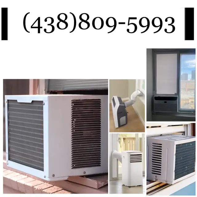 installation air climatiser,climatiseur portatif (438)809-5993