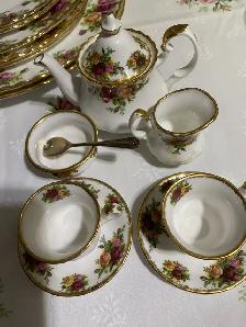 Miniature Old Country Tea Set
