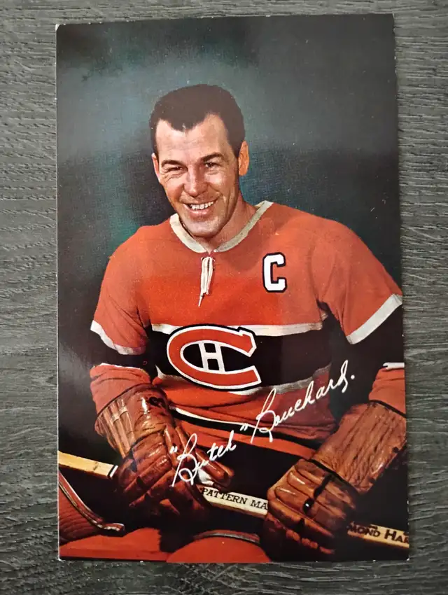 Souvenir Postcard of 'Butch' Bouchard