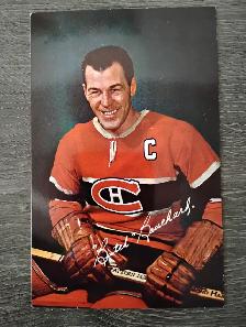 Souvenir Postcard of 'Butch' Bouchard